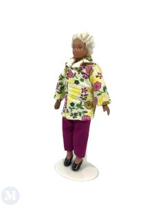 Modern Grandmother with Floral Shirt (DP460)