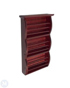 Mahogany Shelf Unit (EM6584)