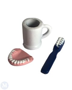 Toothbrush, Mug and Dentures (G8660)