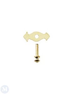 HW 12004 - Brass Knob and Plate Sets (pk12)