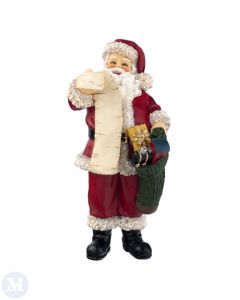 HW3094 - Standing Santa with List and Presents