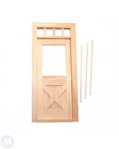 HW6009 - 1:12 Scale Crossbuck Dutch Door