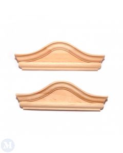 HW7097 - 1:12 Scale Bonnet Window Pediment