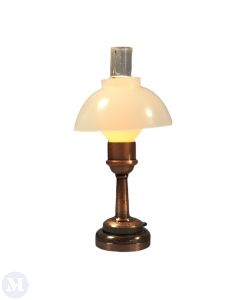 Ornate Copper Oil Lamp Battery Light (LT7444)