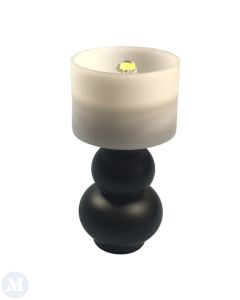 Table Lamp with Modern Black Base - Battery Light (LT7458)