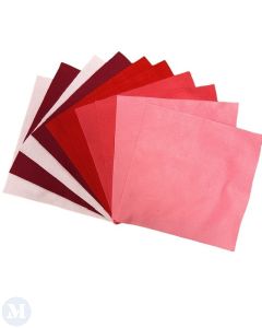 Casanova Mixed Soft Washable Felt, Pack of 10 (CAM-CAS)