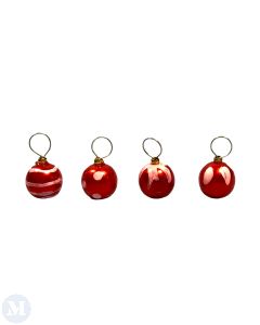 Red Decorated Baubles (MC3520)