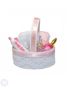 MC8006 Pink Bath Accessory Basket