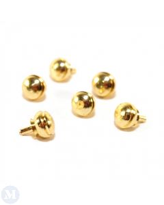 MD11160 - Gold Door Knobs (pk 6)