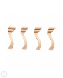 MD40125 - Chippendale Legs (pk 4)