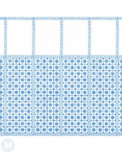 MD41171 - Venetian Blue Tiles Wallpaper