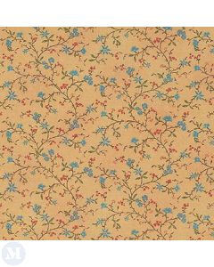 MD41195 - Floral Apricot Wallpaper