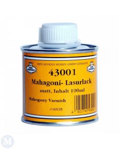 MD43001 - Mahogany Varnish 100ml - UK ONLY