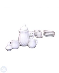 D4007 - White Coffee Set