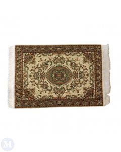 D4264 - Beige and Red Turkish Rug