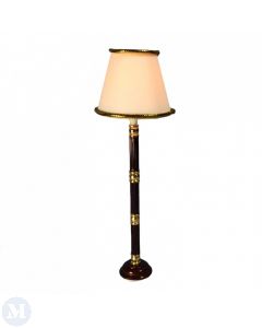 LT3004 - Standard Lamp Wood and Brass (DE019)