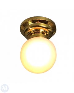 LT4006 - White Globe Ceiling Lamp (DE038)