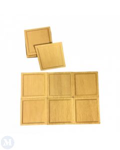 Square Wood Panels, Pack of 12 (MD70610)