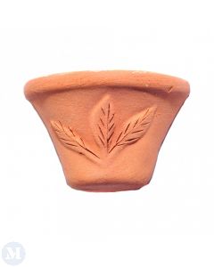 CP017 - Terracotta Wall Planter - Leaf Design