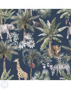 Jungle Print Wallpaper (R029)