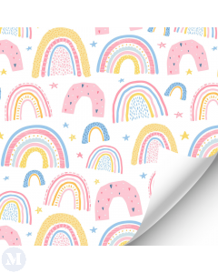 R062 - Rainbow Print Wallpaper