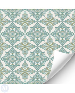 Mosaic Blue and Green Tiles (R071)