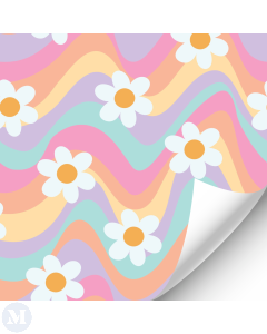 Groovy Flower Wallpaper (R073)