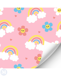 Cute Flower Rainbow Wallpaper (R077)