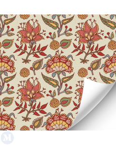 Oriental Floral Wallpaper (R081)