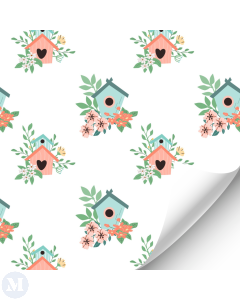 Bird House Wallpaper (R090)