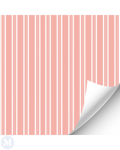 Pink Stripe and Dots Wallpaper (R093)