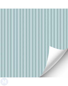 Blue Wavy Striped Wallpaper (R098)