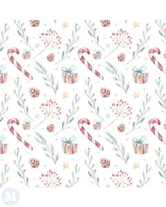 Christmas Candy Cane Wallpaper (R103)