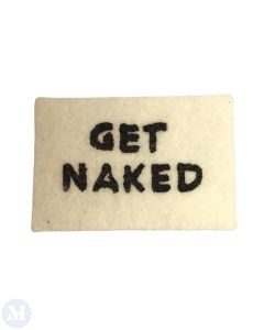 White Get Naked Bath Mat (RUG103)