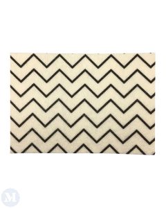 White Zig Zag Rug (RUG202)