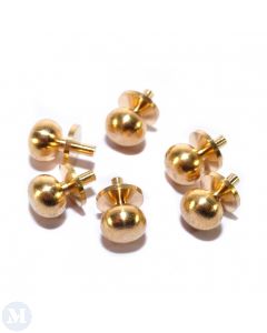 TC1063 - 6.3mm Diameter Brass Door Knobs (Pk 6)