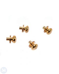 TC1064 - 4mm Antique Brass Door Knobs (Pk 4)