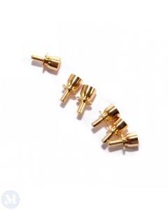 TC1112 Brass Drawer Knobs Pk 6