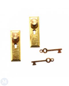 TC1140 Door Knob with Key Plates Pk 2