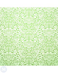 DIY221A - Acorns Wallpaper Green / White