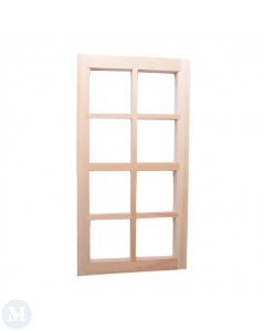 HW5023 - 1:12 Scale Standard 8 Light Window