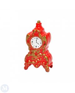 MCCF4420F Red Mantel Clock