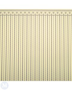 MJ009 - 1/12th Scale Blue Regency Stripe Wallpaper