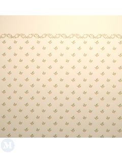 MJ018 - 1/12th Scale Christmas Holly Wallpaper