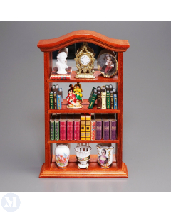 Book Cabinet with Mirrored Back