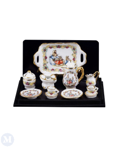 Coffee Set 'Beatrix Potter Flower Ribbon'