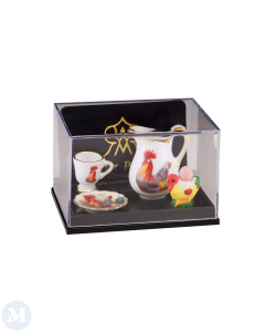 Breakfast Set In Rooster Design