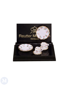 Coffee Set for Two in Cherry Design