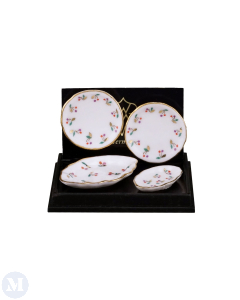 Dinner setting for Two in Cherry Design