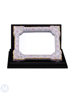 Mirror in Gold Checker Design
